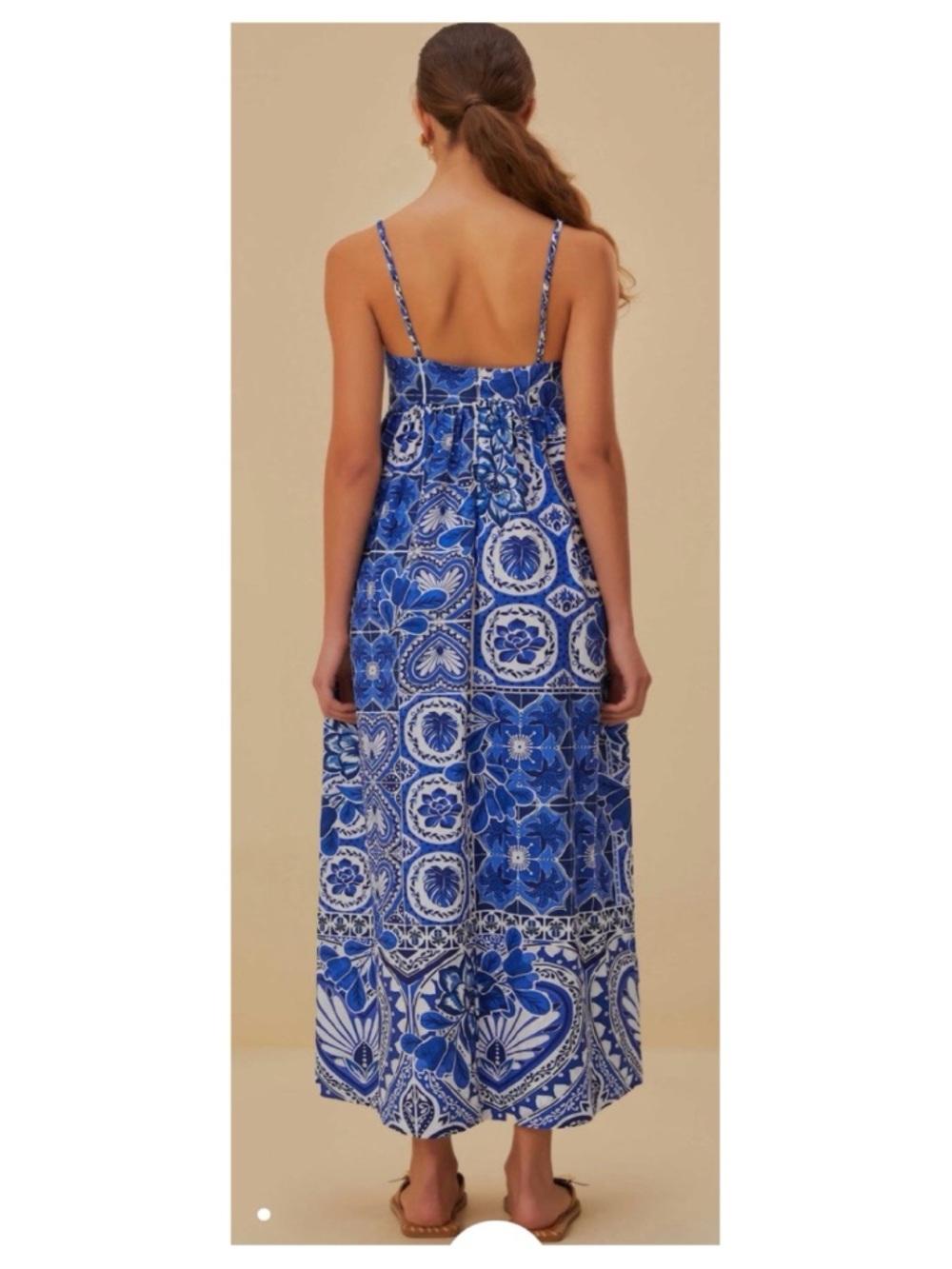 FARM Rio Blue Printed Maxi Dress - Picture 3 of 16